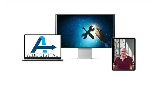 Maintenance, installation, dépannage. Trois supports de communication différents